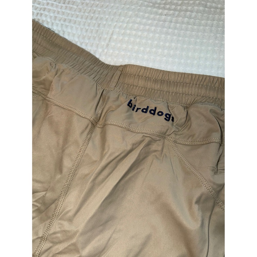 Birddogs Gym Shorts Mens XL Tan Khaki Lined Athletic Workout 7 Inch Inseam